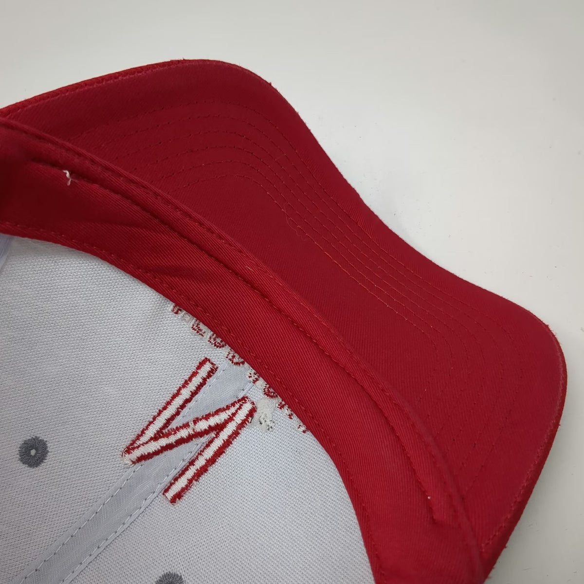 Captivating Nebraska Cornhuskers NCAA Gray OSFM Cap Strapback Embroidered Hat