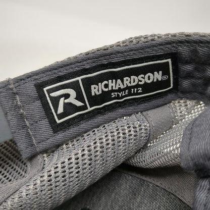 Richardson Trucker Hat Black One Size Mesh Snapback Hendrix Kerite Side Logo