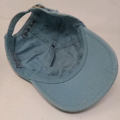 Life is Good Women's Slideback Hat Blue Adjustable Embroidered Logo Cotton