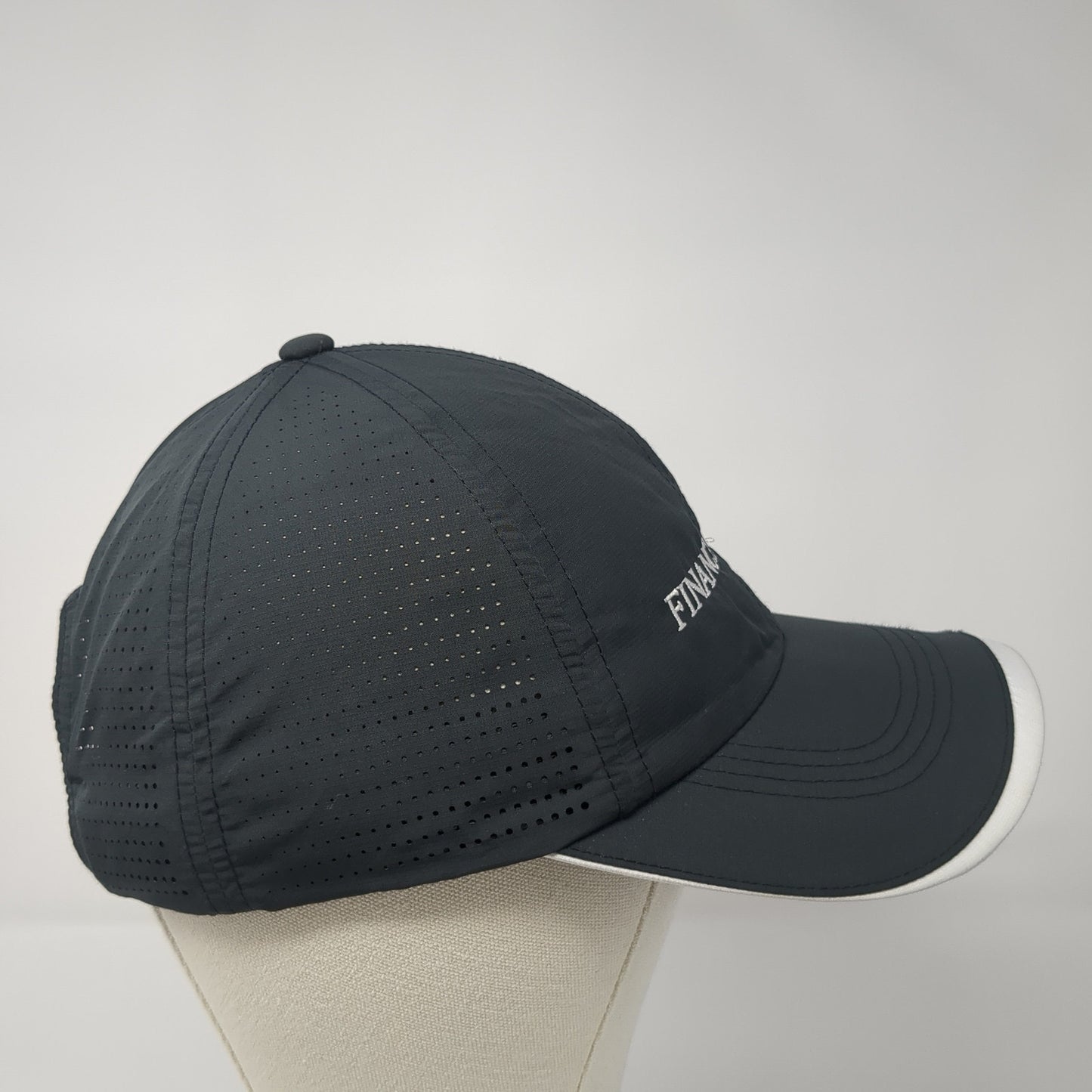 Financial Media Corp Strapback Hat Black One Size Adjustable Nike