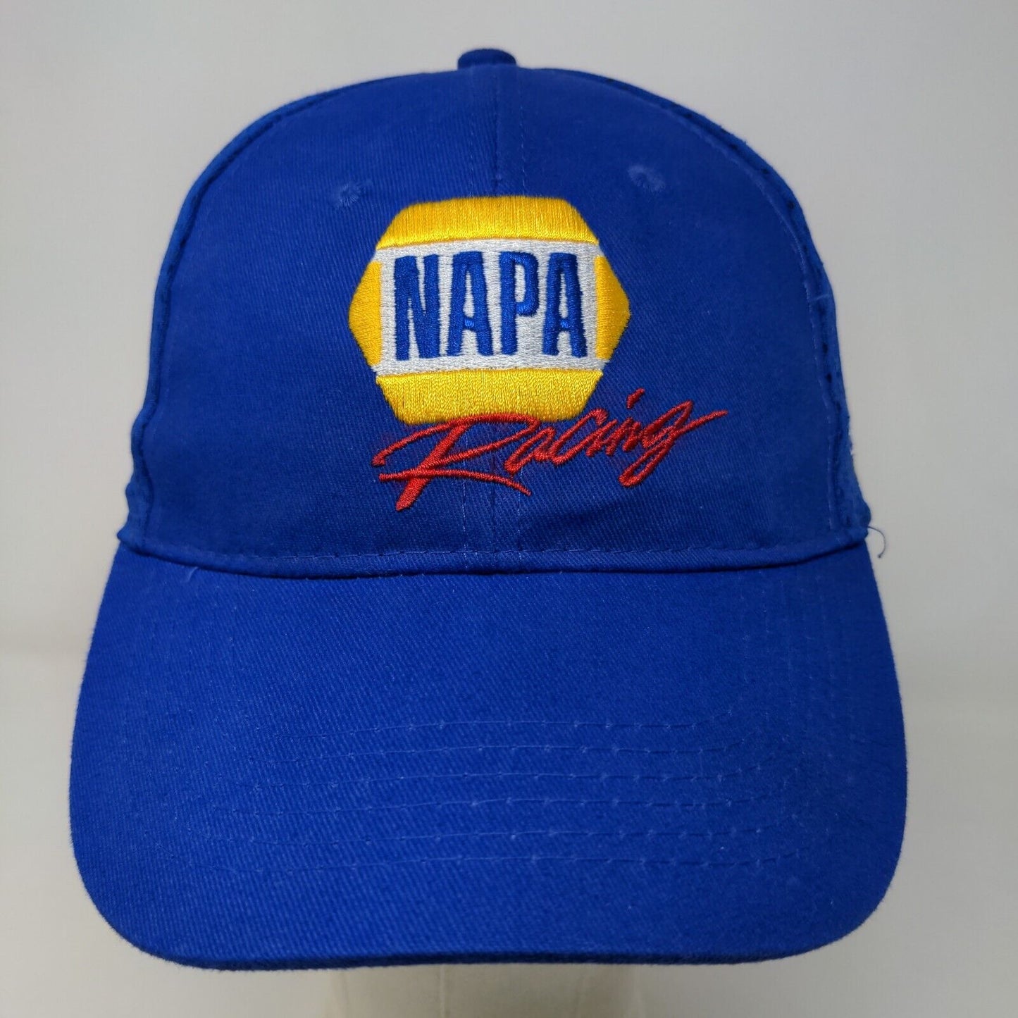 NAPA Racing Men's Strapback Hat Blue Embroidered Logo Nascar Cup Indy Car Logo