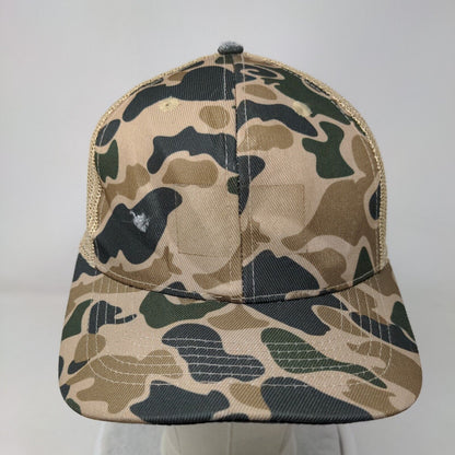 Riverbed Threads Snapback Mesh Back Trucker Hat Camouflage One Size