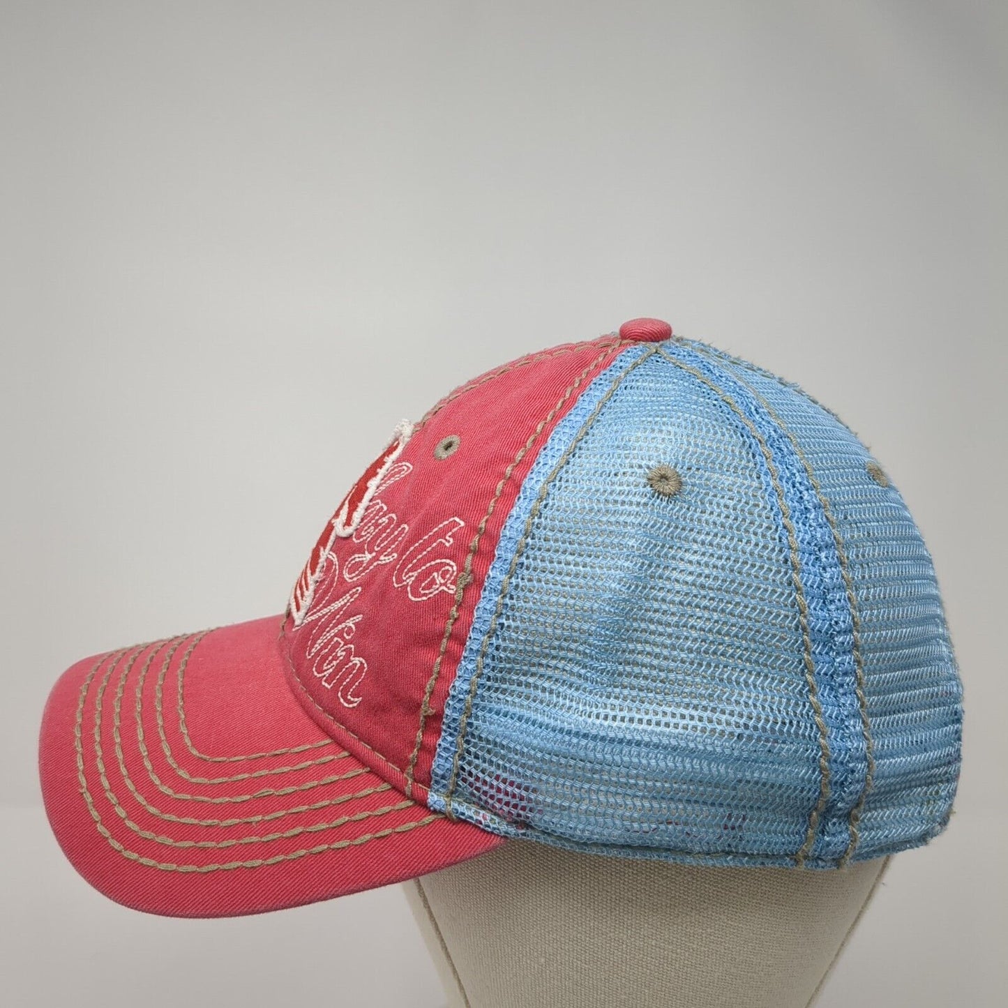 Play To Win Snapback Trucker Hat Multi One Size Mesh Back Classic Equine