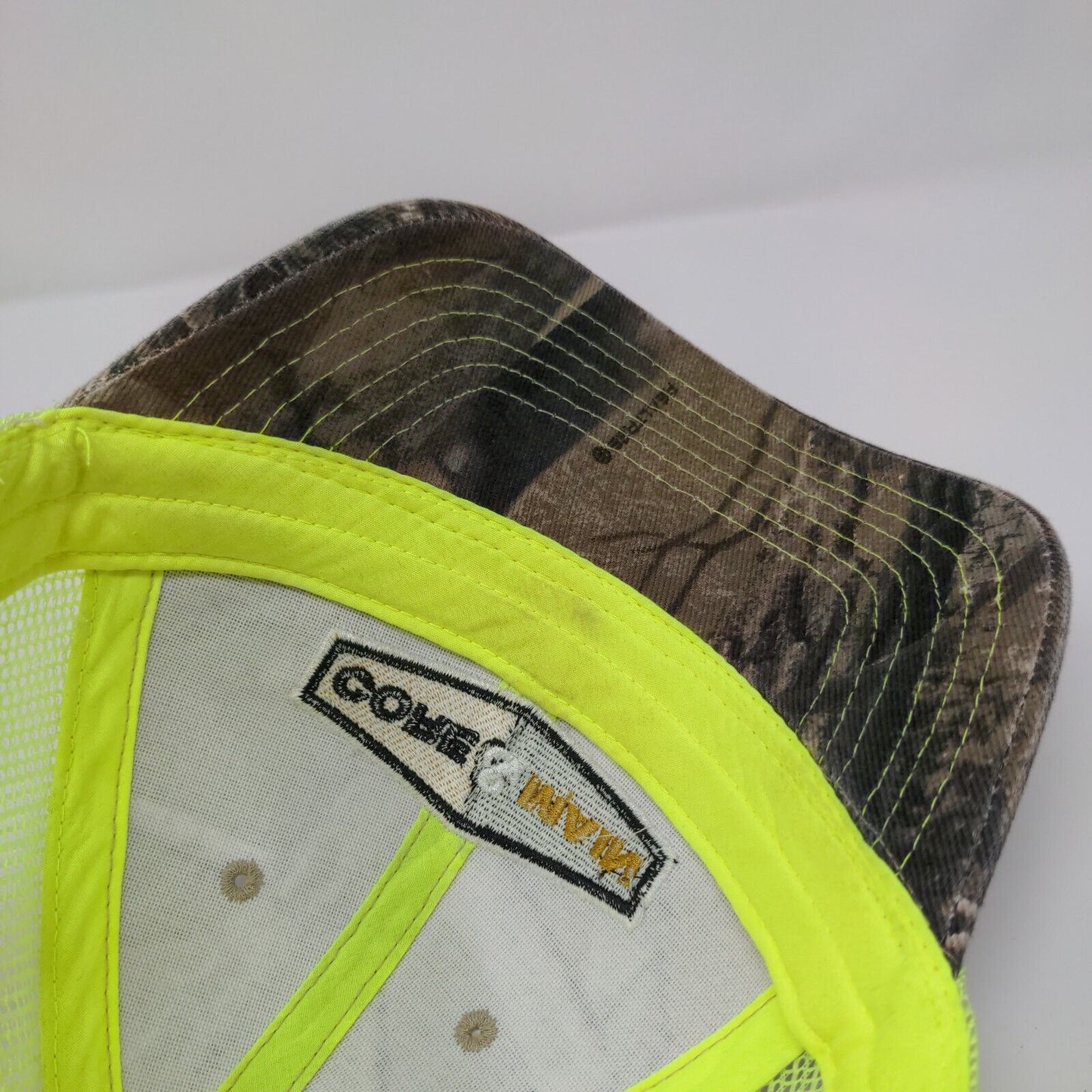 Core & Main Strapback Mesh Back Trucker Hat Camo One Size JM Eagle
