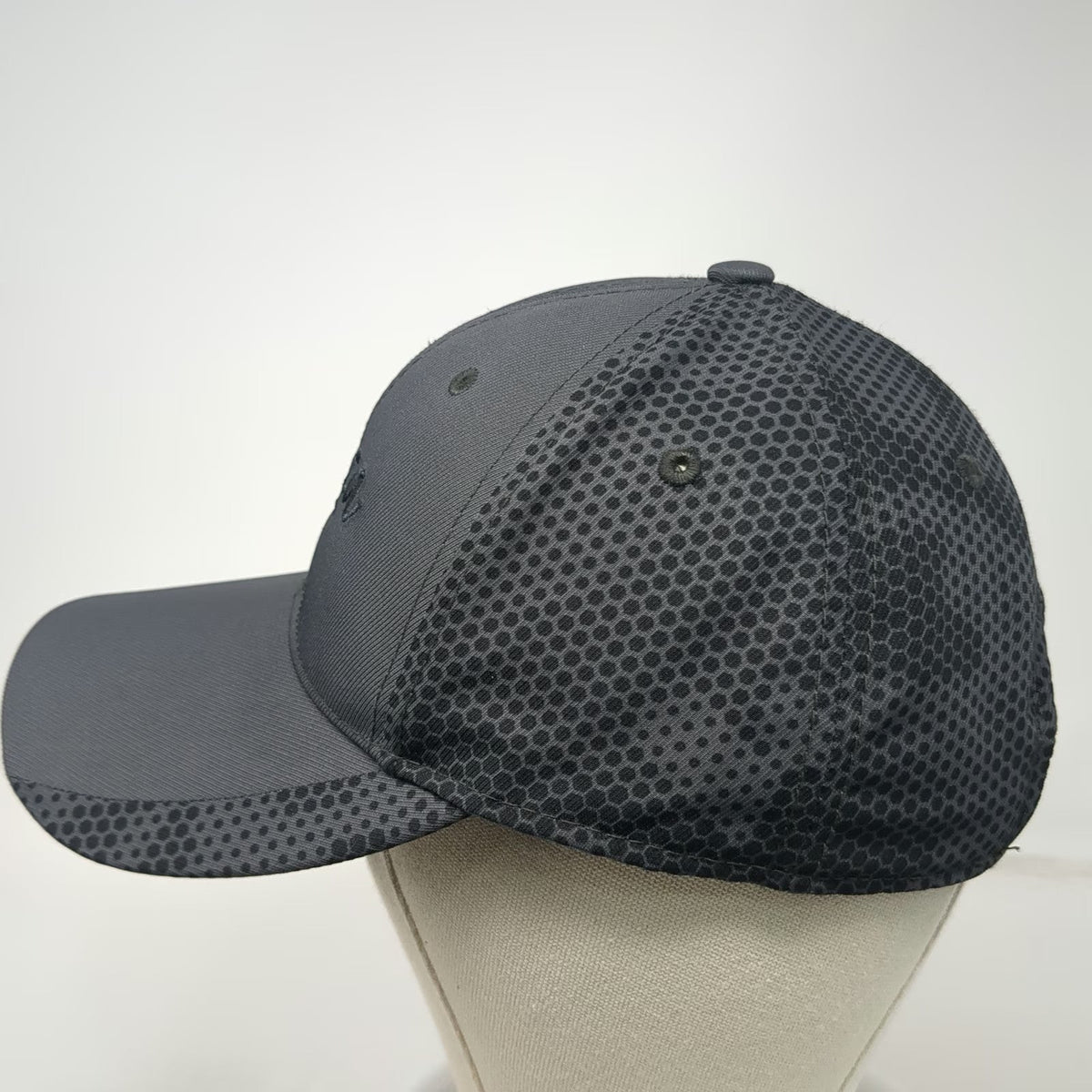 Sport-Tek Baseball Cap Gray One Size Fresca Soda Embroidery Hexagon Pattern Hat