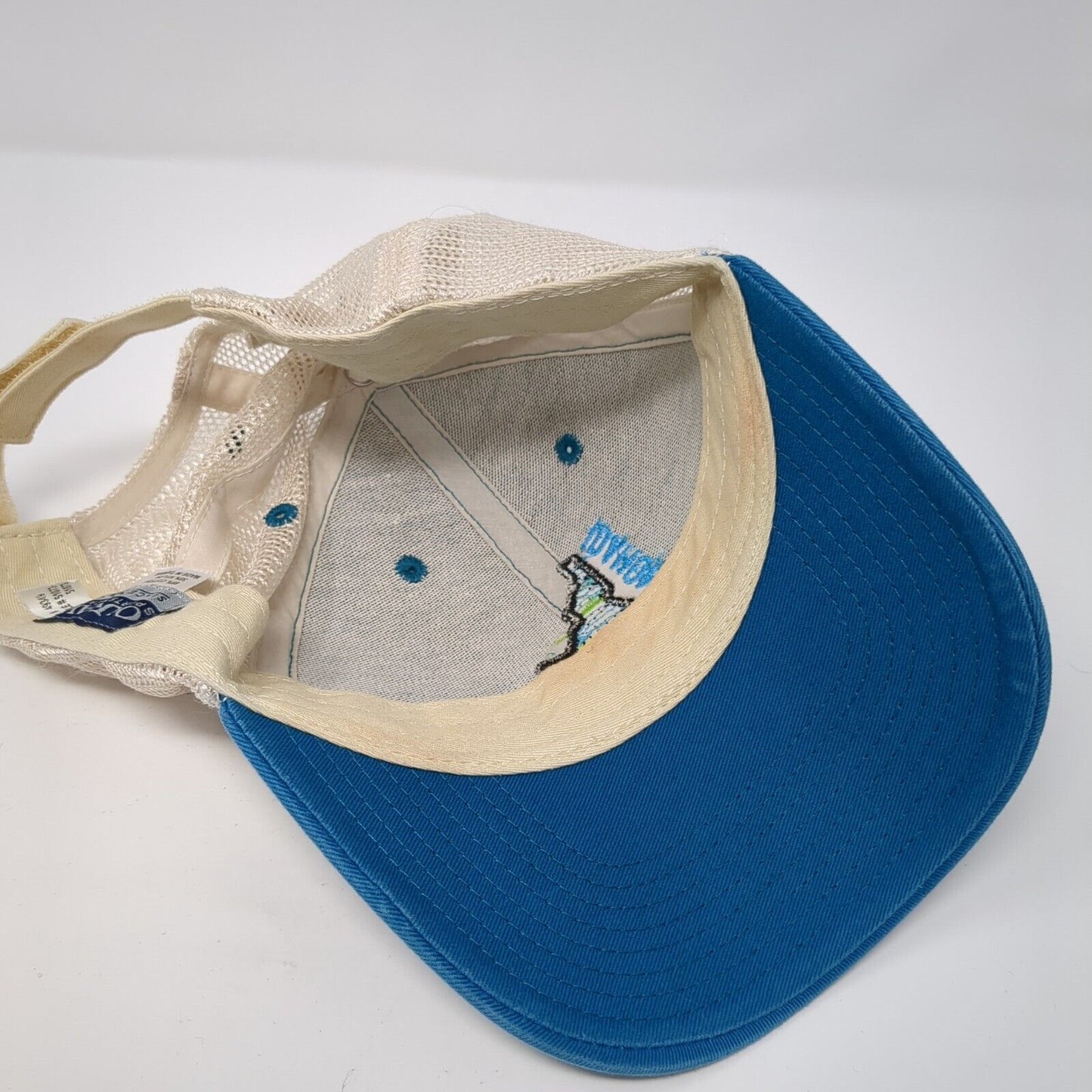 Idahonian Strapback Trucker Hat Blue One Size Adjustable Mesh Back Ouray
