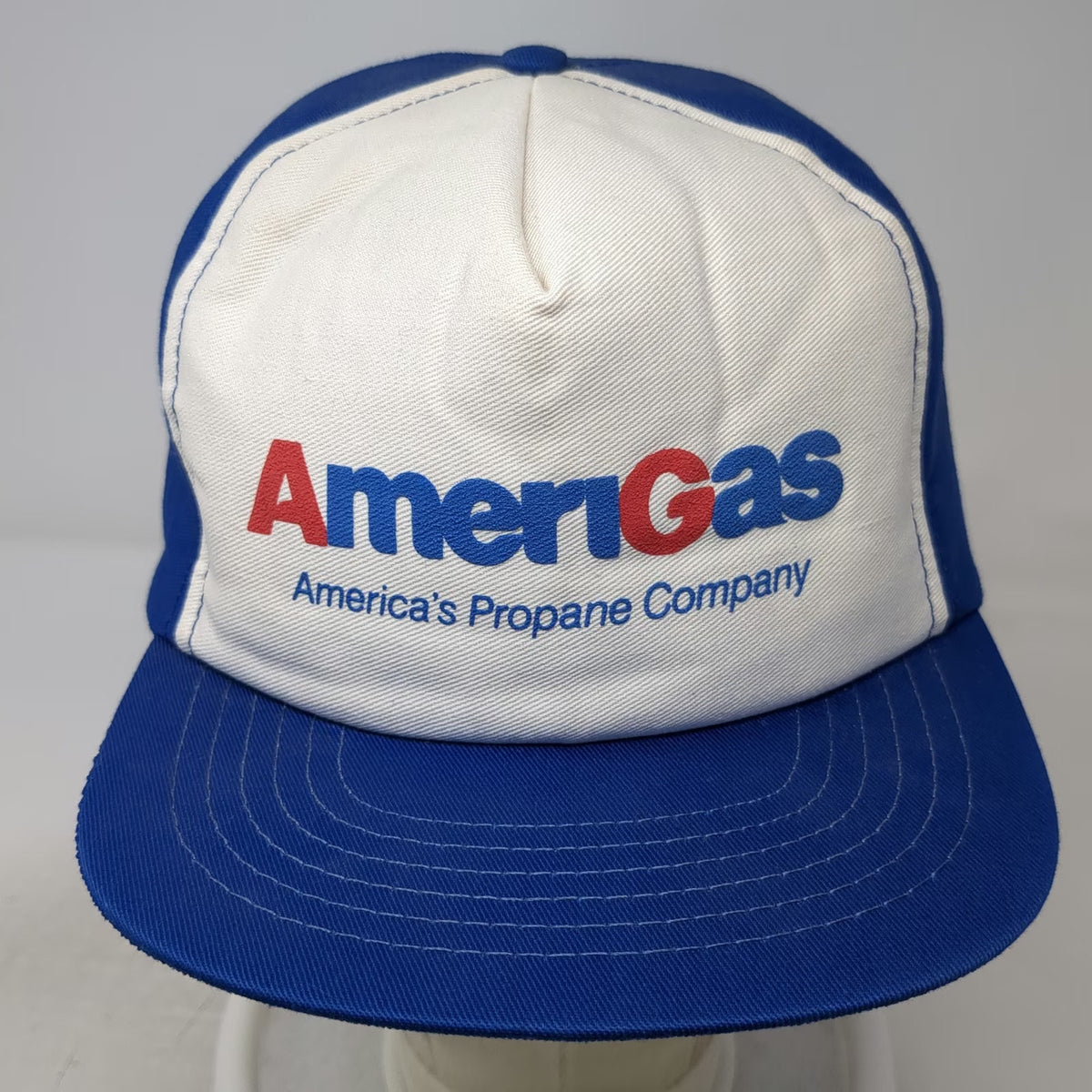 AmeriGas America Propane Company 5 Panel Blue One Size Snapback Made in USA Hat