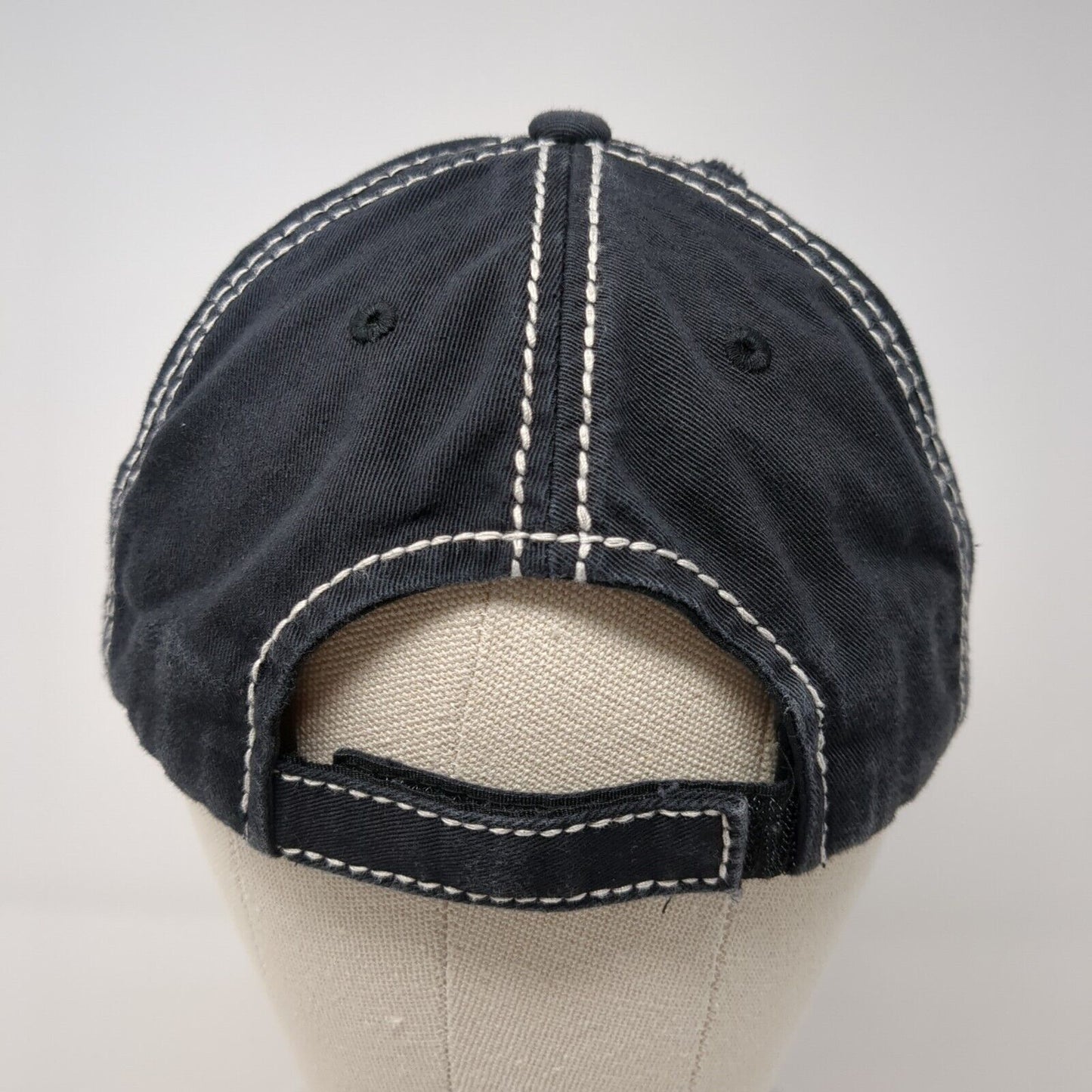 Mama Bear Strapback Hat Blue One Size Adjustable Distressed KB ETHOS Vintage