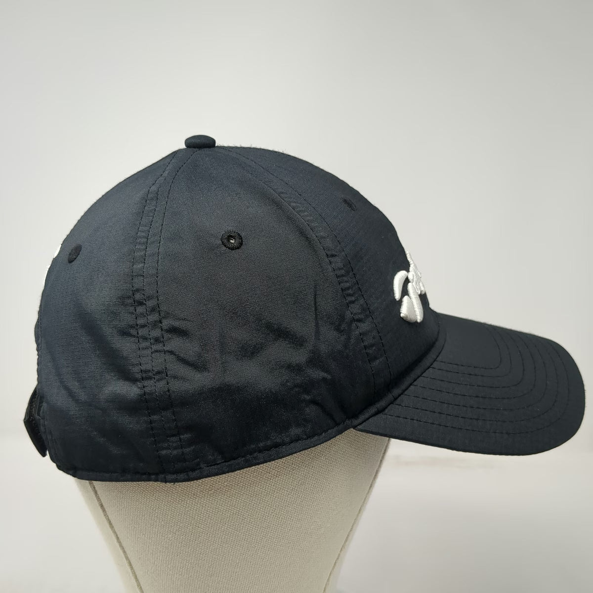 TaylorMade Baseball Cap Black One Size PGA West Golf Hat Strapback Performance
