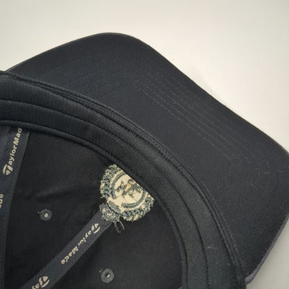 TaylorMade Baseball Cap Gray OSFM MVC Crest Logo Polyester Slideback Golf Hat