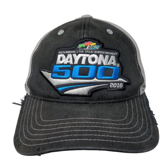 NASCAR Men's Strapback Hat Multicolor 2016 Daytona 500 Embroidered Big Logo