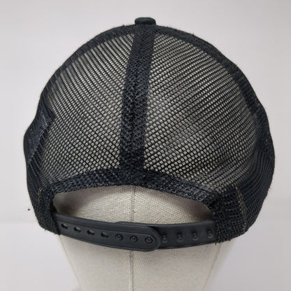 Pbbl crk Snapback Mesh Back Trucker Hat Black One Size New Era 9Fifty