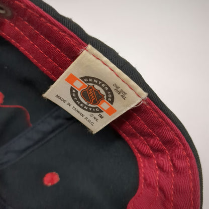 Pro Player New Jersey Devils NHL Black Hat Vintage Baseball Cap Center Ice Red
