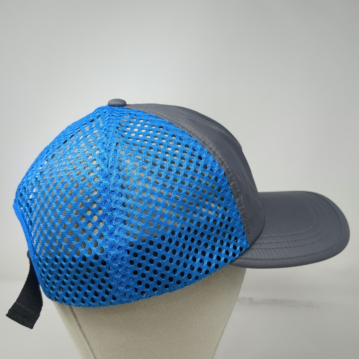 Richardson Baseball Cap Gray Blue One Size Mesh Back Performance Mission43 Hat
