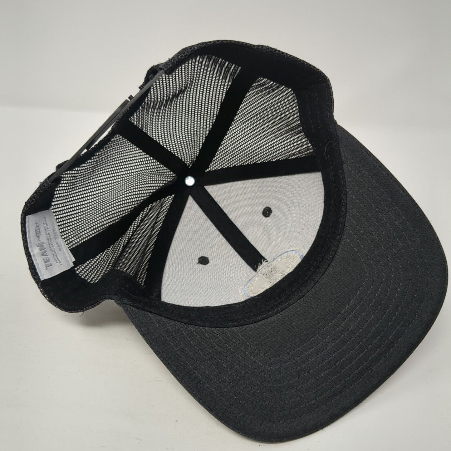 Tresidio Homes Snapback Mesh Back Trucker Hat Black One Size Adjustable