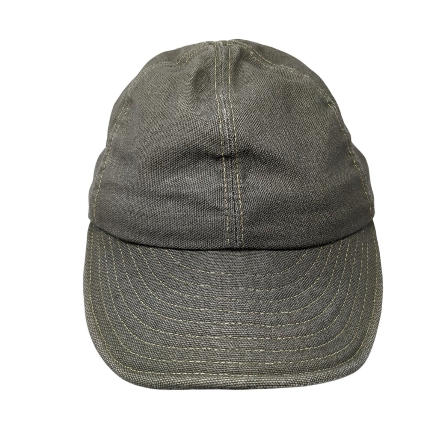 Workwear Fitted Hat Brown One Size Solid Blank 6 Panel Outdoor