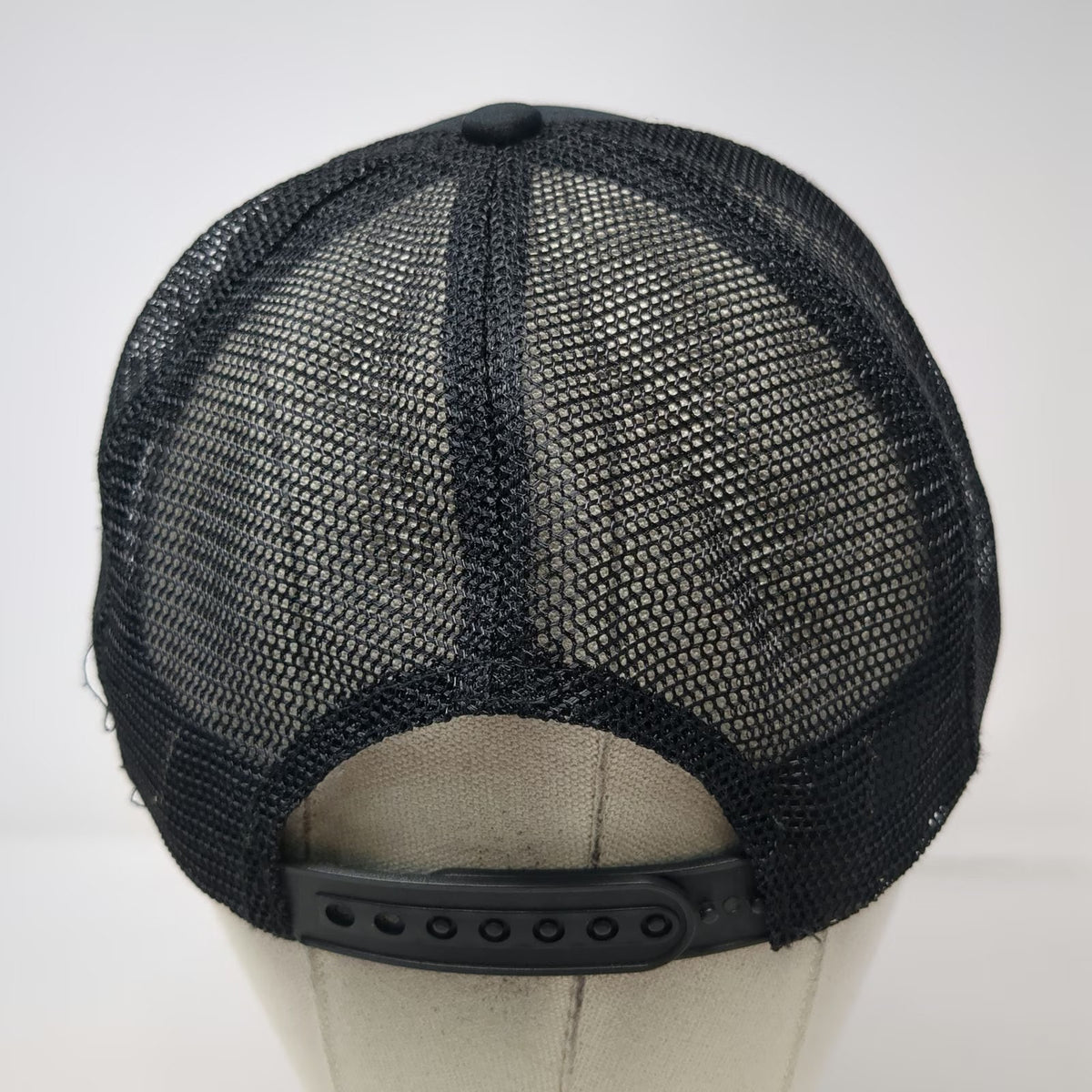 Swingster Trucker Hat Black One Size Havoline Racing Texaco Mesh Snapback