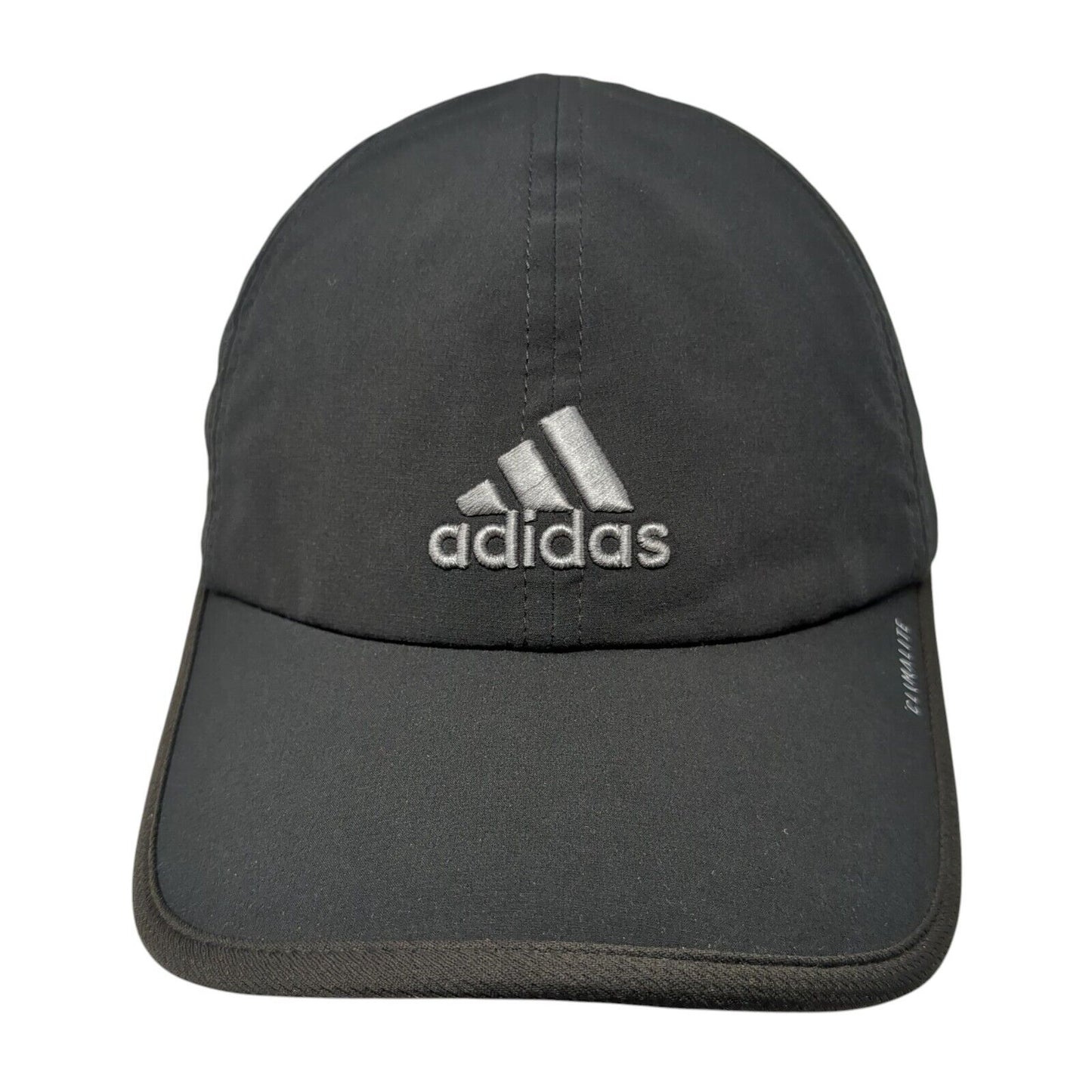 Adidas 3 Stripes Strapback Hat Black One Size Adjustable Climalite