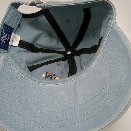 Home Free Baseball Cap Blue One Size Oregon Floral Embroidery Slideback Hat