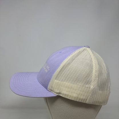 Evers & Sons Snapback Mesh Back Trucker Hat Purple M/L Colorblock