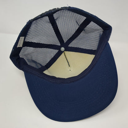 Chevrolet Police Package Snapback Rope Trucker Hat Blue OSFA Mesh Back