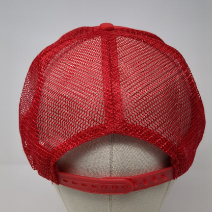 Ninkasi Brewing Oregon Eugene Snapback Trucker Hat Red Adjustable Mesh Rope Otto