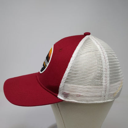 Dierks Bentley Mountain High Red Trucker Hat One Size Mesh Back Snapback Patch