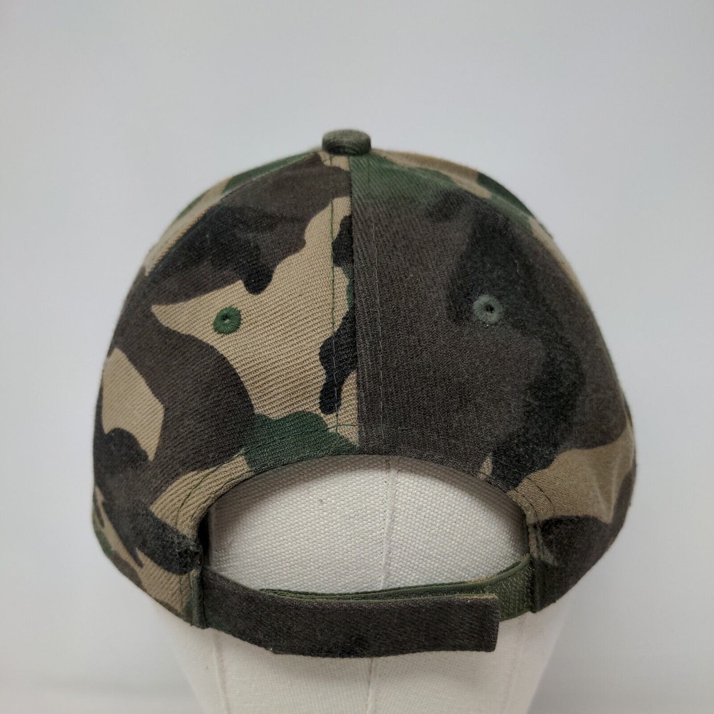 United States Navy Men's Camo Hat Adjustable Embroidered Medallion Logo