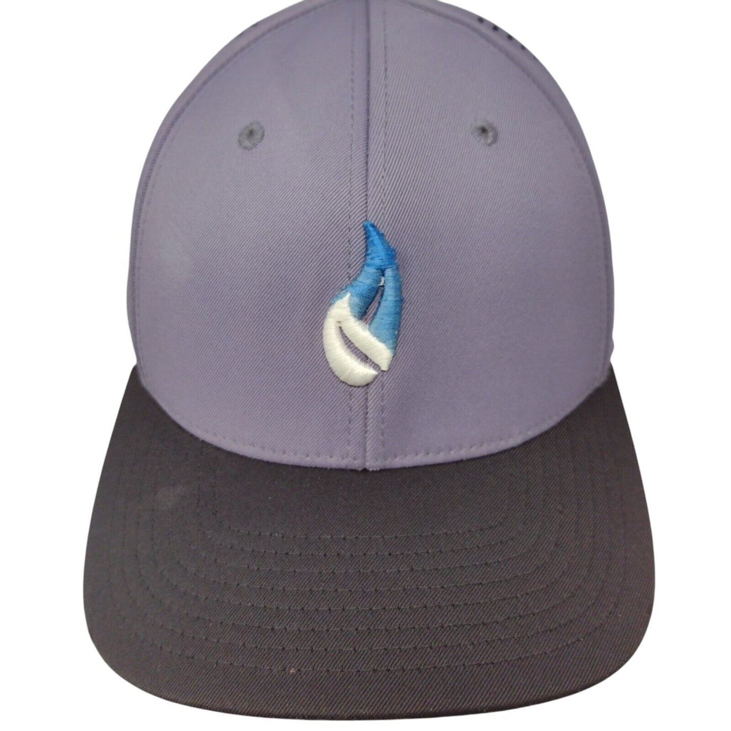Ignite Fitted Hat Gray S/M Breathable Embroidered 6 Panel 474F Pacific Headwear