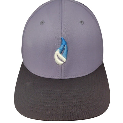 Ignite Fitted Hat Gray S/M Breathable Embroidered 6 Panel 474F Pacific Headwear