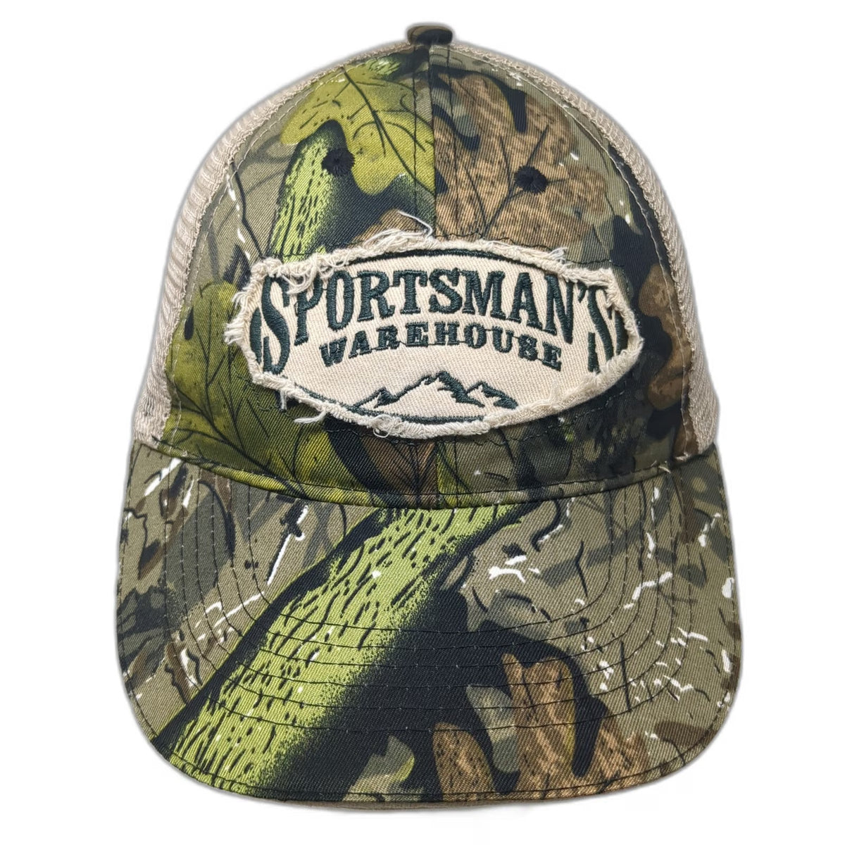 Sportsman's Warehouse Baseball Cap Green One Size Camo Mesh Strapback Hat