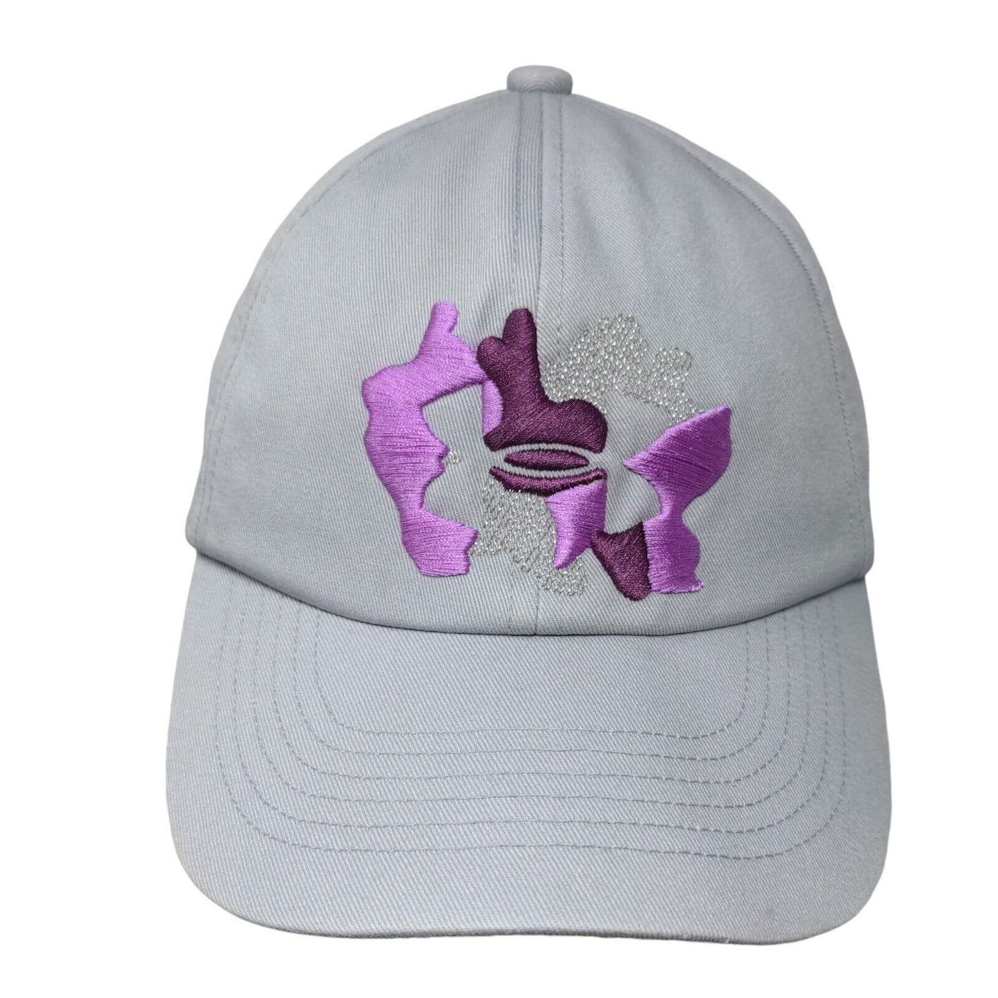 Under Armour Slideback Hat Gray OSFA Adjustable Embroidered UA Free Fit