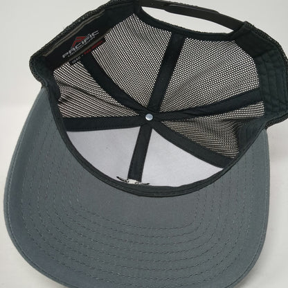 Pacific Headwear Trucker Hat Gray One Size Bettencourt Dairy Cow Mesh Snapback