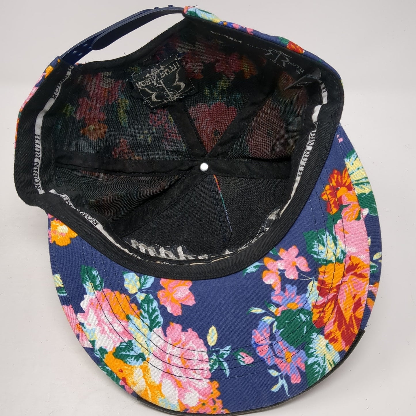 Amsterdam Snapback Hat Multicolor One Size Adjustable Floral Robin Ruth