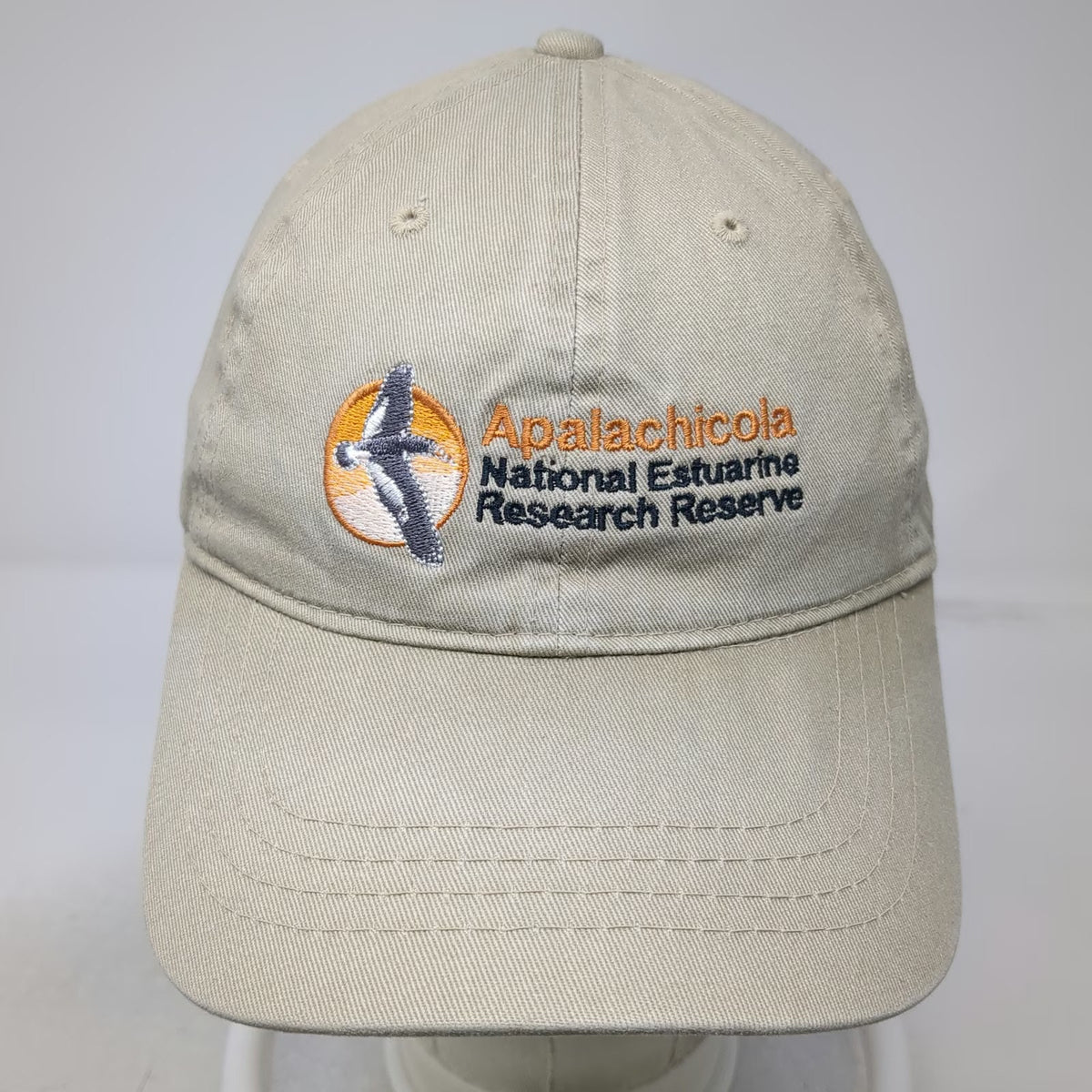 OC Apalachicola Estuarine Research Reserve Baseball Cap Beige One Size Hat Bird