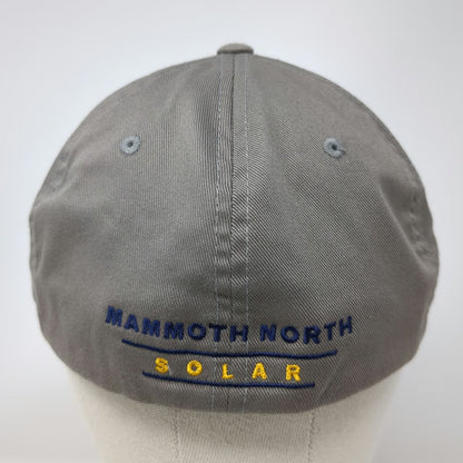 Flexfit Baseball Cap Gray XL Mammoth North Solar Embroidered Structured hat