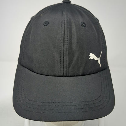 Puma Baseball Cap Black One Size Adjustable Lightweight Polyester Slideback Hat