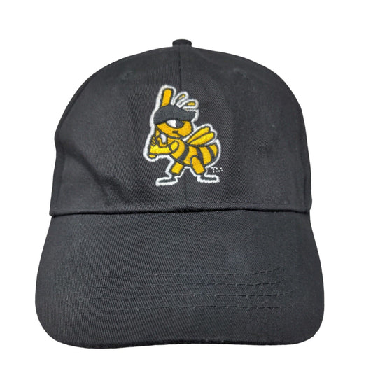 BWM Global Men's Strapback Hat Black Salt Lake Bees Embroidered Logo