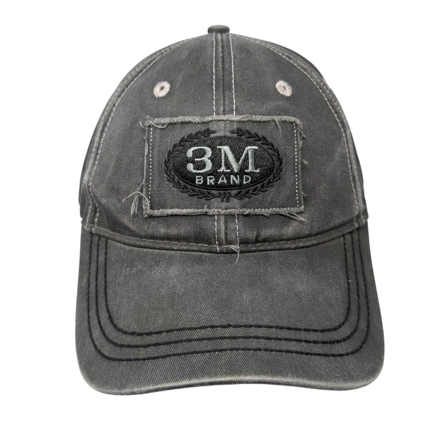 3M Brand Strapback Hat Gray One Size Adjustable Embroidered K-Products