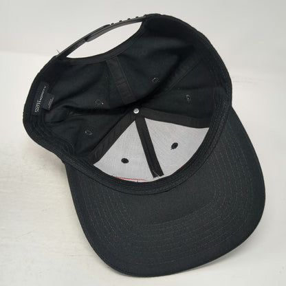 Port Authority Snapback Black One Size Contrans Embroidered Logo Baseball Hat