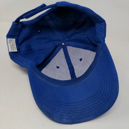 RF Roger Federer Strapback Hat Blue One Size Adjustable Vent Holes Vintage