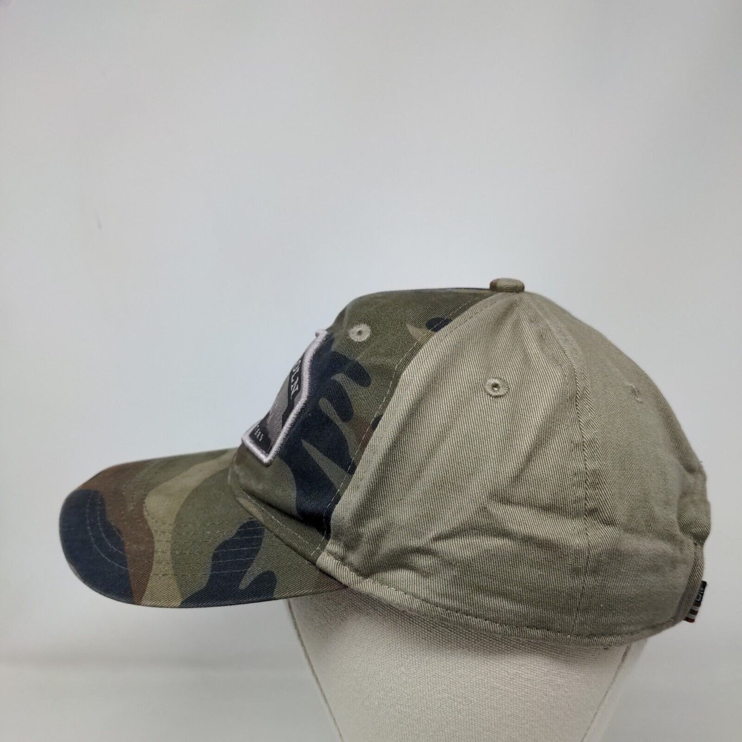 Lincoln Outfitters Patch Strapback Hat Camo OSFM Adjustable Outdoor Cap