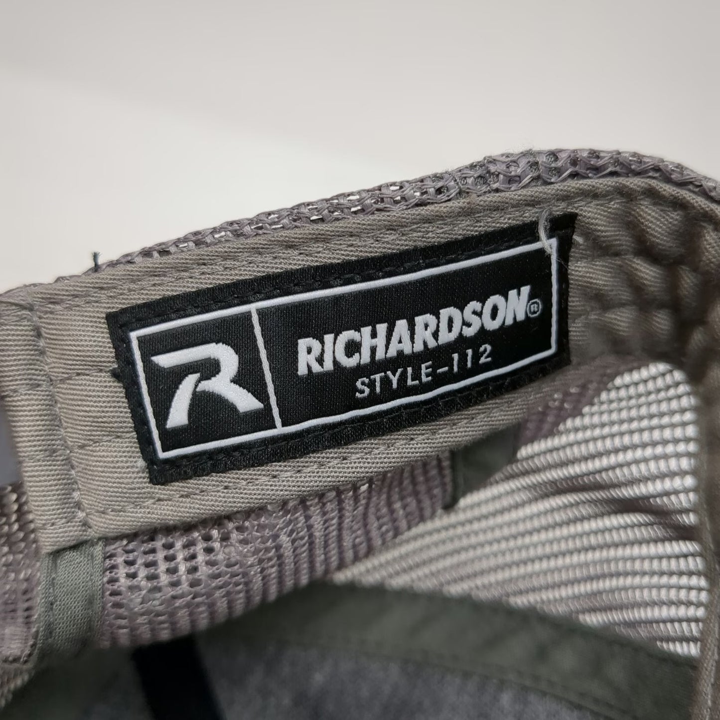 Richardson Trucker Hat Blue Gray One Size ABS Logo Mesh Snapback 112 Hat