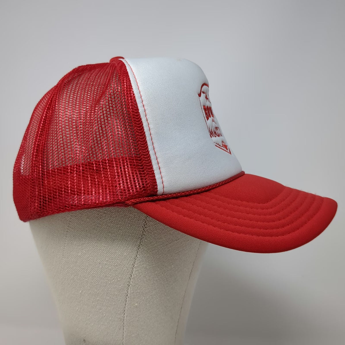 Otto Trucker Hat Red One Size TAO BOWL MMXXII Football Patch Mesh Snapback
