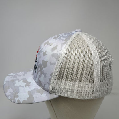 Pendleton Whisky Trucker Hat Gray Camo OSFM Mesh Back Snapback Bucking Bronco