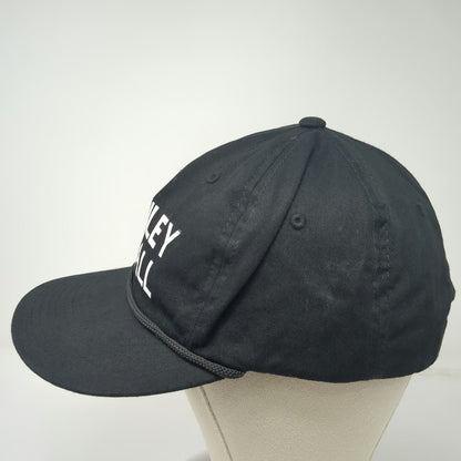 Decky 5 Panel Black Hat One Size Stanley McCall Rope Snapback Cotton Structured