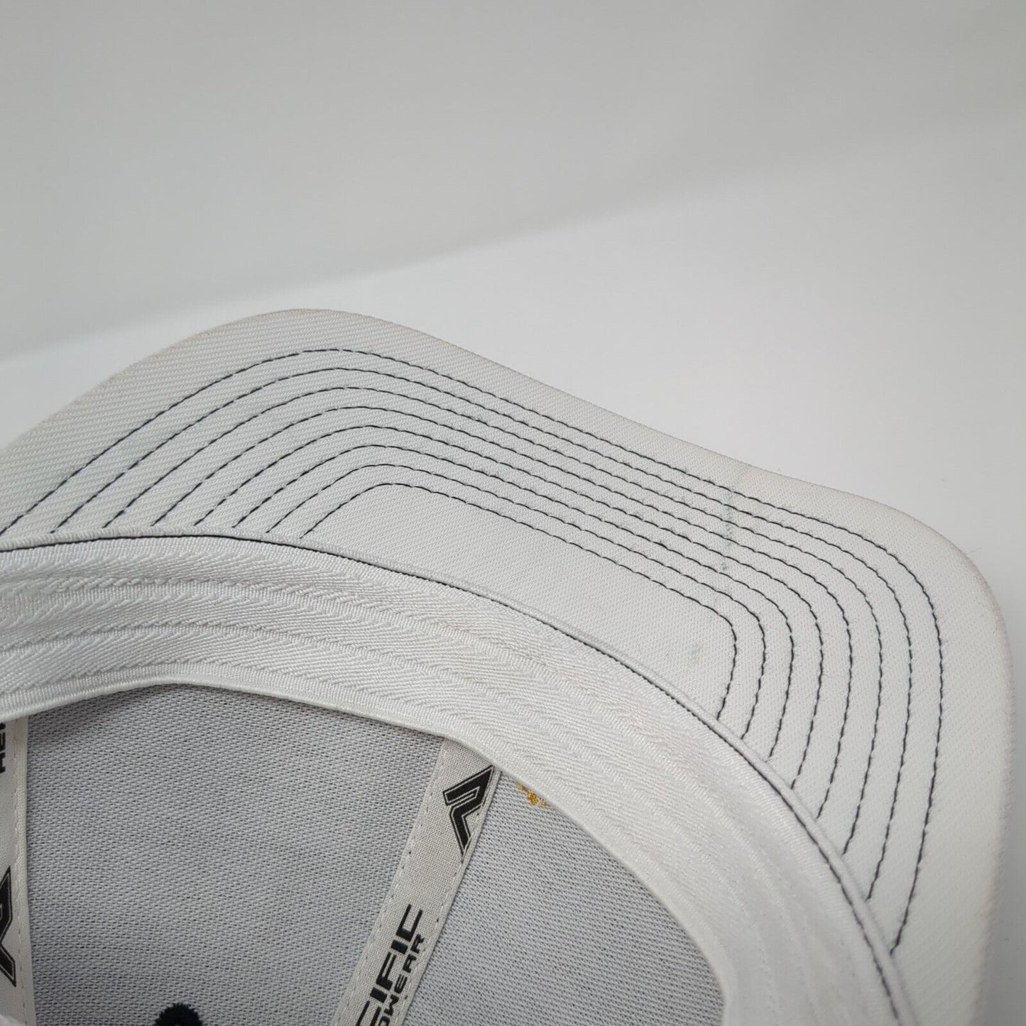 Scoular Fitted Mesh Back Trucker Hat Black 6 7/8-7 3/8 Pacific Headwear