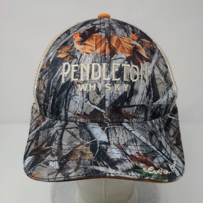 Pendleton Whisky Snapback Mesh Back Trucker Hat Camo One Size 6 Panel