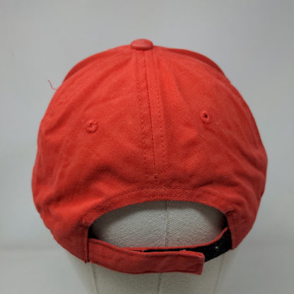 Tampa Bay Buccaneers Strapback Hat Red OS Embroidered Flag Logo NFL