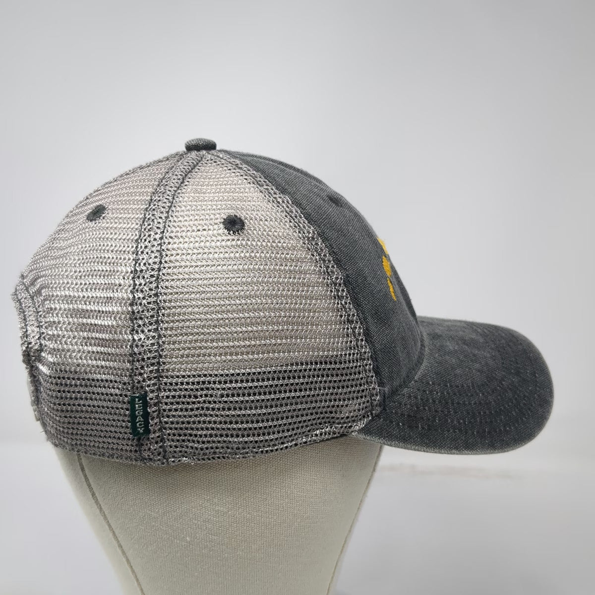 Legacy Trucker Hat Gray One Size Kona Hawaii Islands Map Snapback Mesh